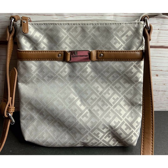 TOMMY HILFIGER Gray Handbag‎ Crossbody Purse - Picture 6 of 12